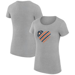 Houston Astros G-III 4Her by Carl Banks Women's Super-Slim Fit Lightweight Heart Graphic T-Shirt Near Me