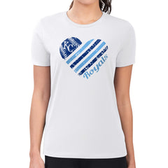 Kansas City Royals G-III 4Her by Carl Banks Women's Super-Slim Fit Lightweight Heart Graphic T-Shirt Sale