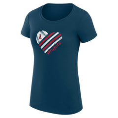 Los Angeles Angels G-III 4Her by Carl Banks Women's Super-Slim Fit Lightweight Heart Graphic T-Shirt Near Me