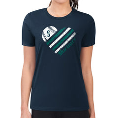 Seattle Mariners G-III 4Her by Carl Banks Women's Super-Slim Fit Lightweight Heart Graphic T-Shirt Online