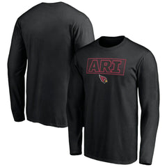 Arizona Cardinals Squad Throwbacks Long Sleeve T-Shirt - Black - NFL
