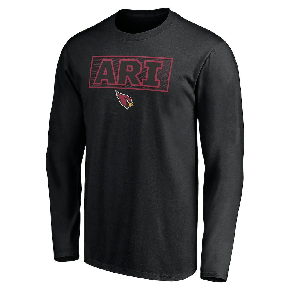 Arizona Cardinals Squad Throwbacks Long Sleeve T-Shirt - Black - NFL