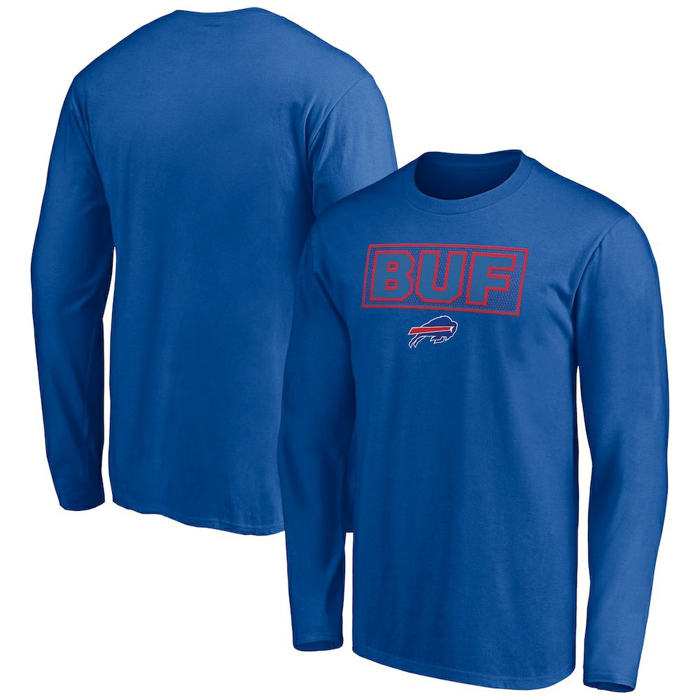 Buffalo Bills Squad Throwbacks Long Sleeve T-Shirt - Royal - NFL