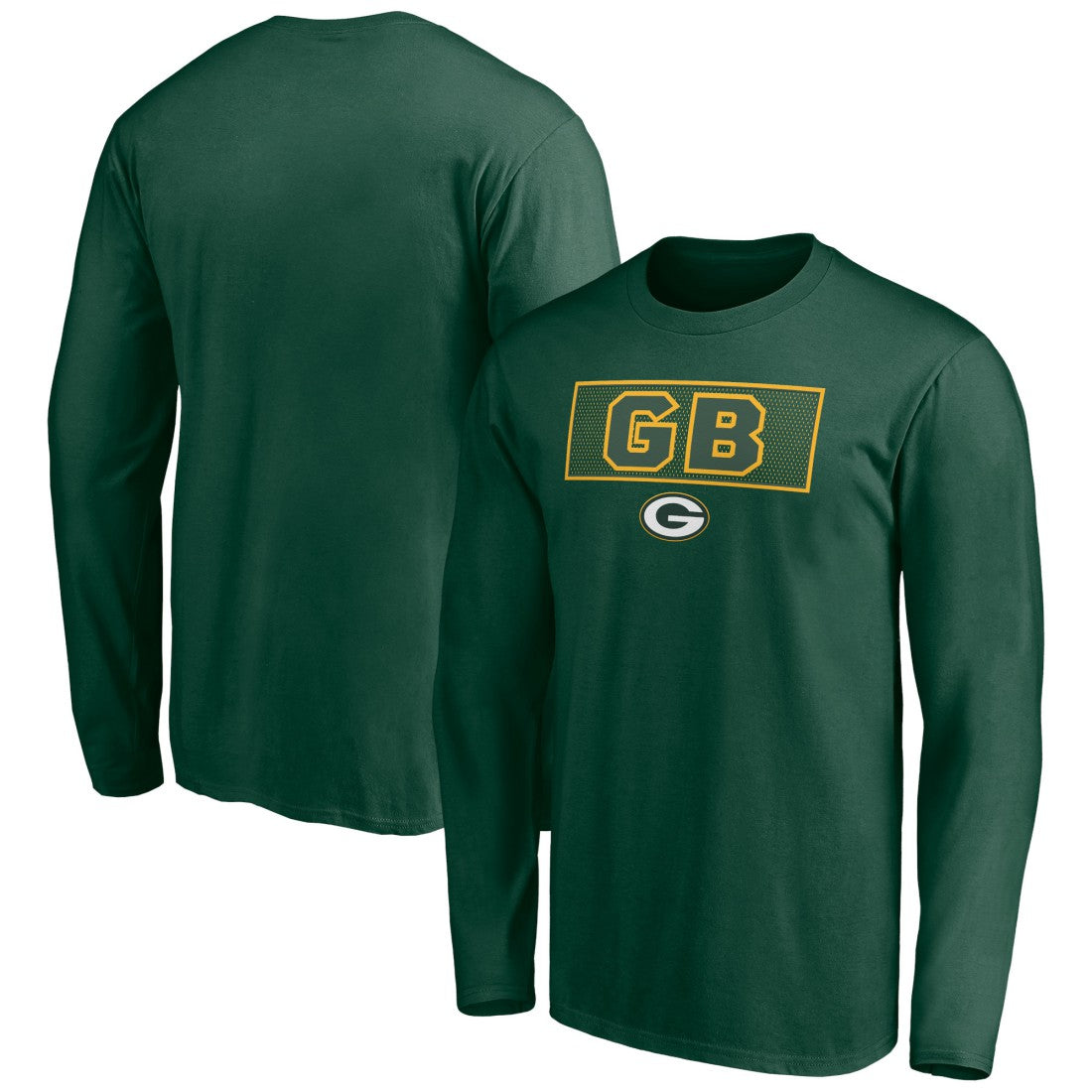 Green Bay Packers Squad Throwbacks Long Sleeve T-Shirt - Green - NFL