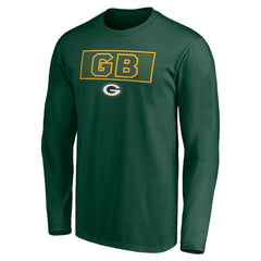 Green Bay Packers Squad Throwbacks Long Sleeve T-Shirt - Green - NFL