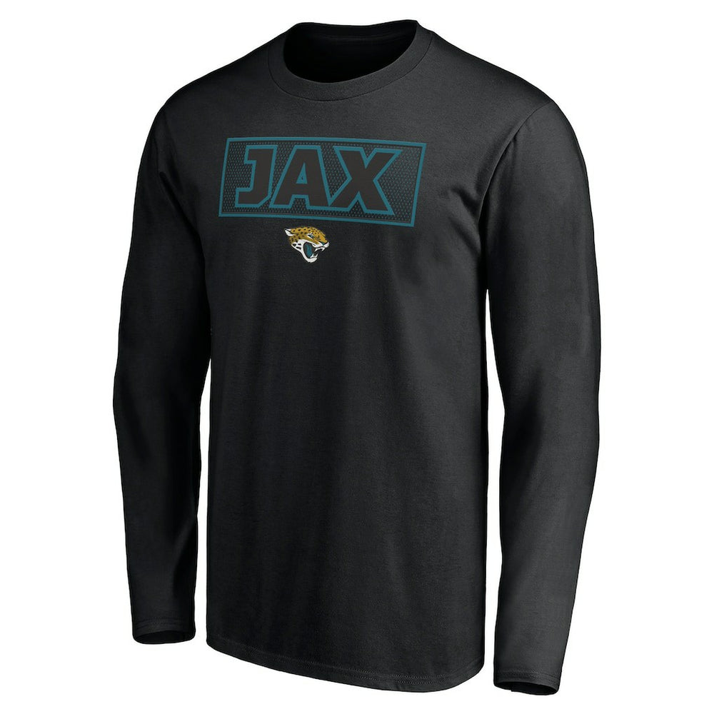 Jacksonville Jaguars Squad Throwbacks Long Sleeve T-Shirt - Black - NFL