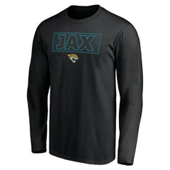 Jacksonville Jaguars Squad Throwbacks Long Sleeve T-Shirt - Black - NFL