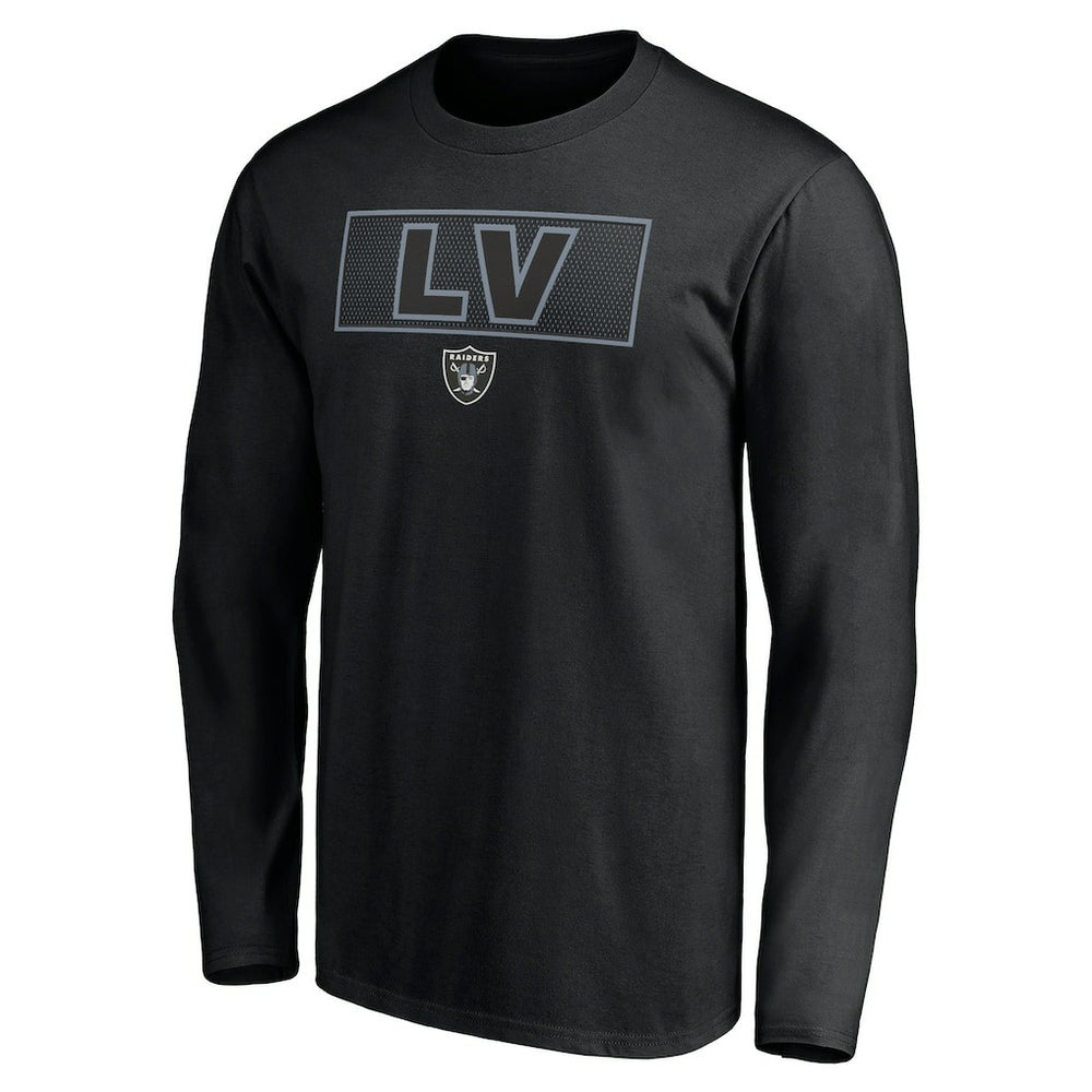Las Vegas Raiders Squad Throwbacks Long Sleeve T-Shirt - Black - NFL