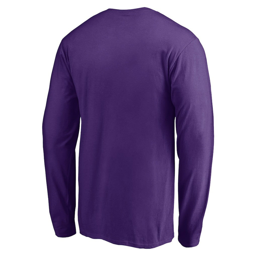 Minnesota Vikings Squad Throwbacks Long Sleeve T-Shirt - Purple - NFL