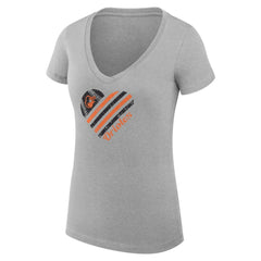 Baltimore Orioles G-III 4Her by Carl Banks Women's Super-Slim Fit Lightweight Heart V-Neck T-Shirt Near Me