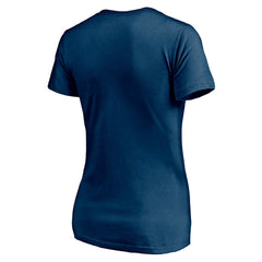 Chicago Bears Women's Depth Chart V-Neck T-Shirt - Navy - NFL