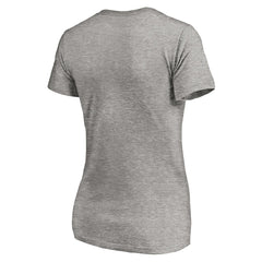 Detroit Lions Women's Depth Chart V-Neck T-Shirt - Gray - NFL