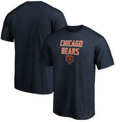 Chicago Bears Game Day Stack T-Shirt - Navy - NFL
