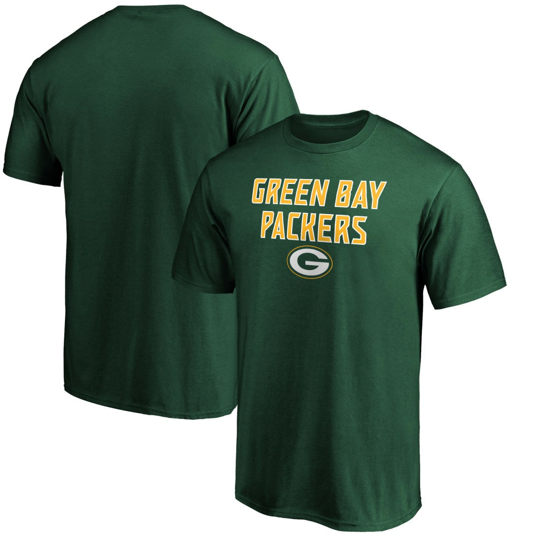 Green Bay Packers Game Day Stack T-Shirt - Green - NFL