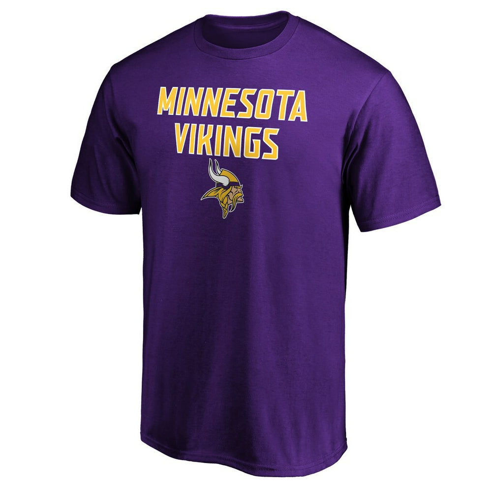 Minnesota Vikings Game Day Stack T-Shirt - Purple - NFL