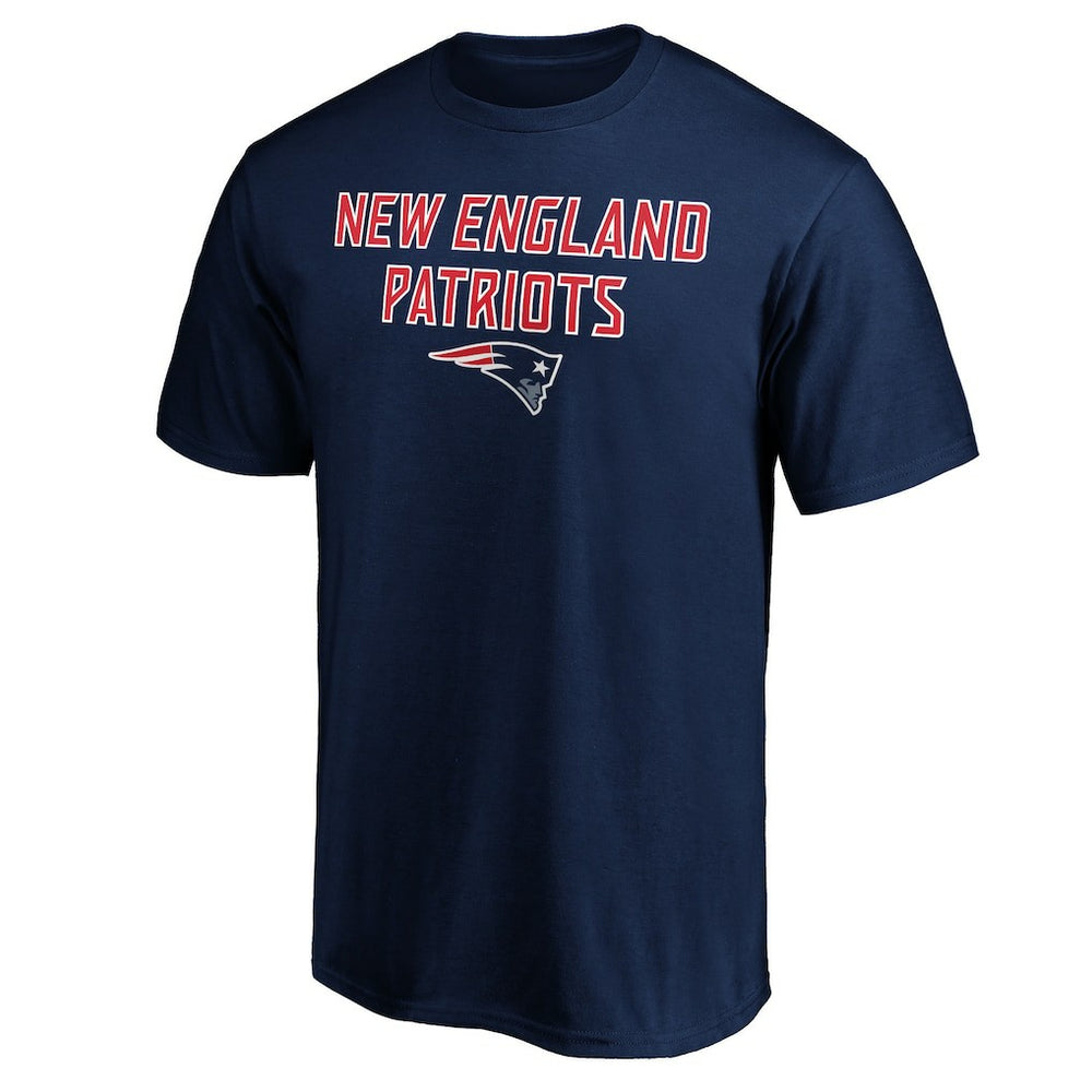 New England Patriots Game Day Stack T-Shirt - Navy - NFL