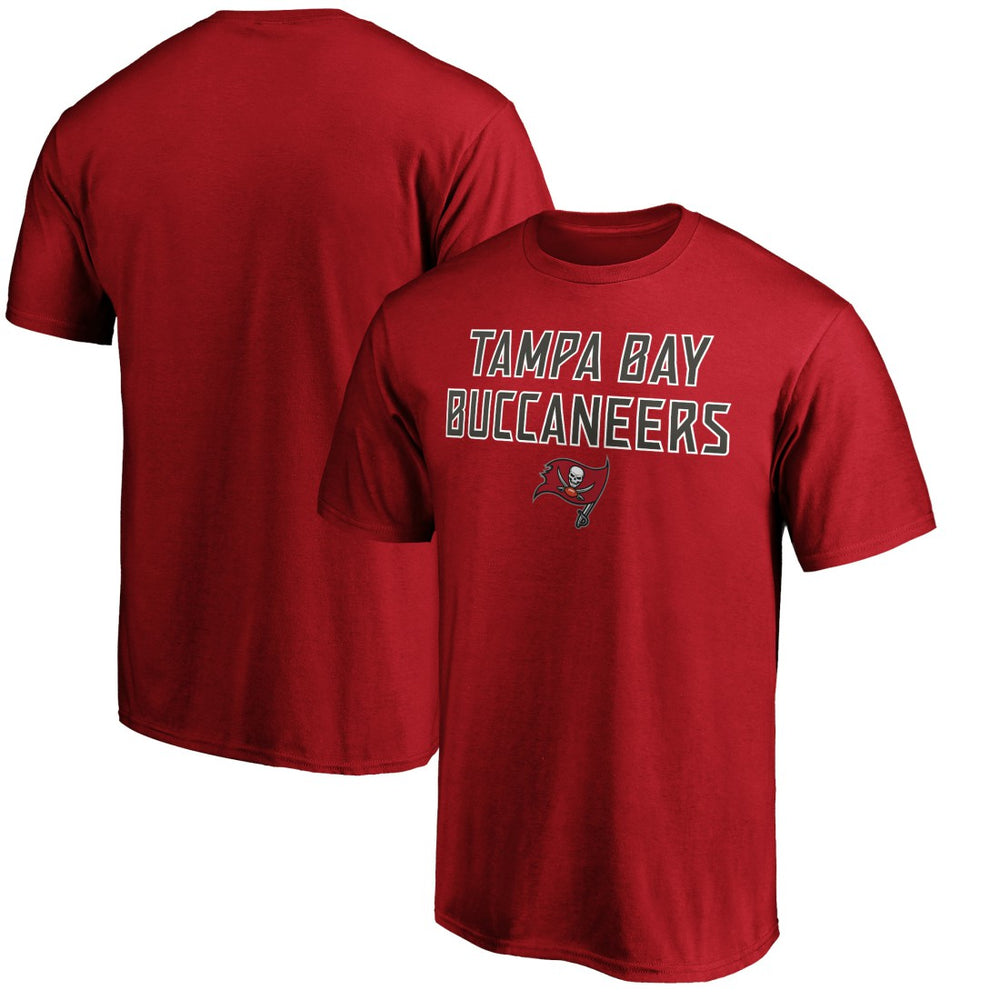 Tampa Bay Buccaneers Game Day Stack T-Shirt - Red - NFL