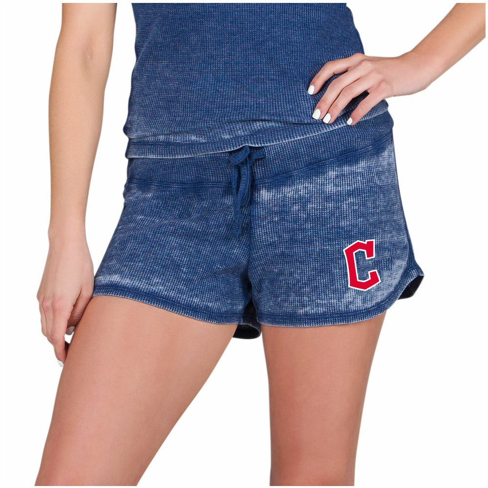Cleveland Guardians Concepts Sport Women's Resurgence Waffle Knit Shorts Sale