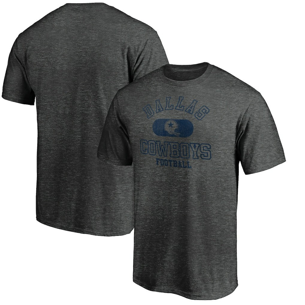 Dallas Cowboys Varsity Issued Throwback T-Shirt - Heather Charcoal - NFL