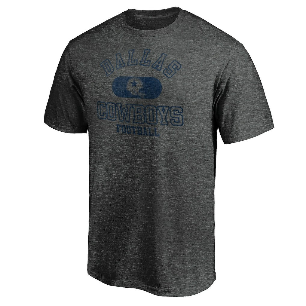 Dallas Cowboys Varsity Issued Throwback T-Shirt - Heather Charcoal - NFL