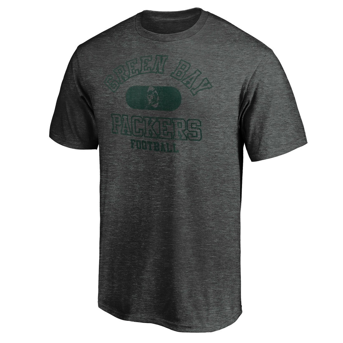 Green Bay Packers Varsity Issued Throwback T-Shirt - Heather Charcoal - NFL