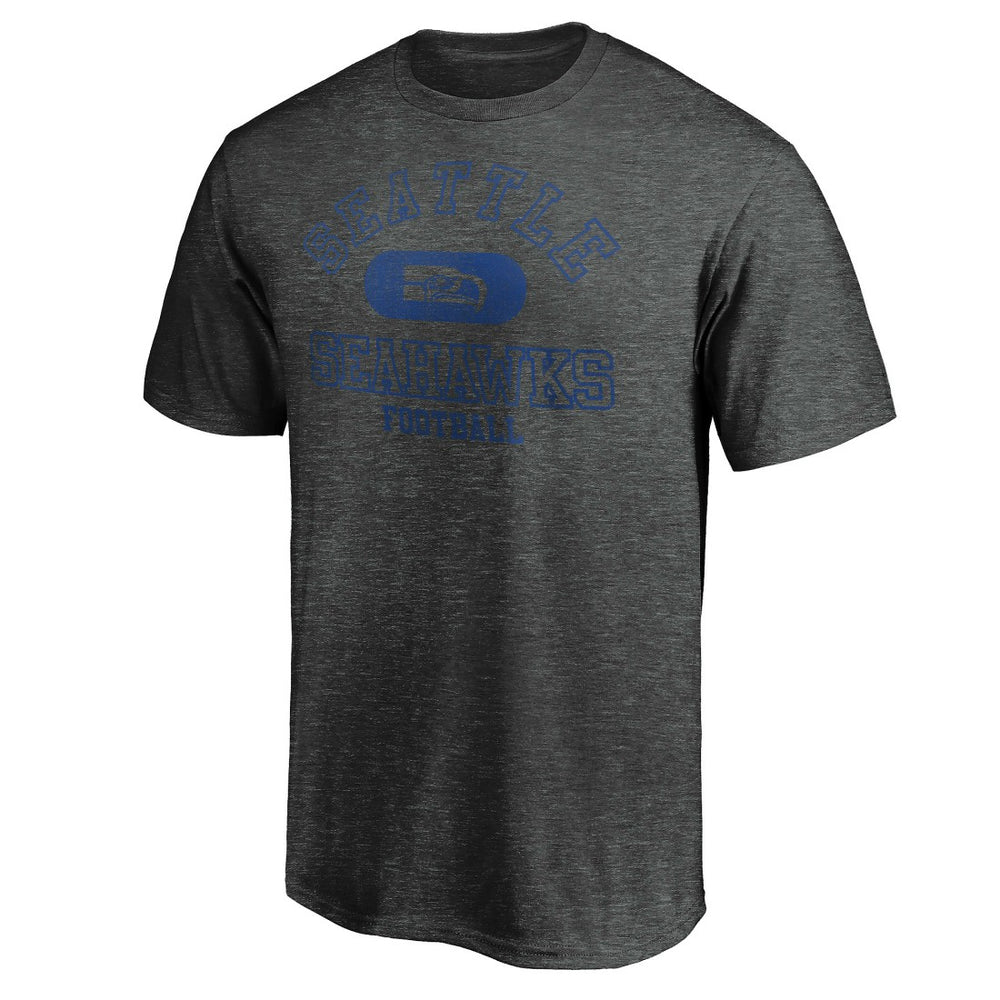 Seattle Seahawks Varsity Issued Throwback T-Shirt - Heather Charcoal - NFL