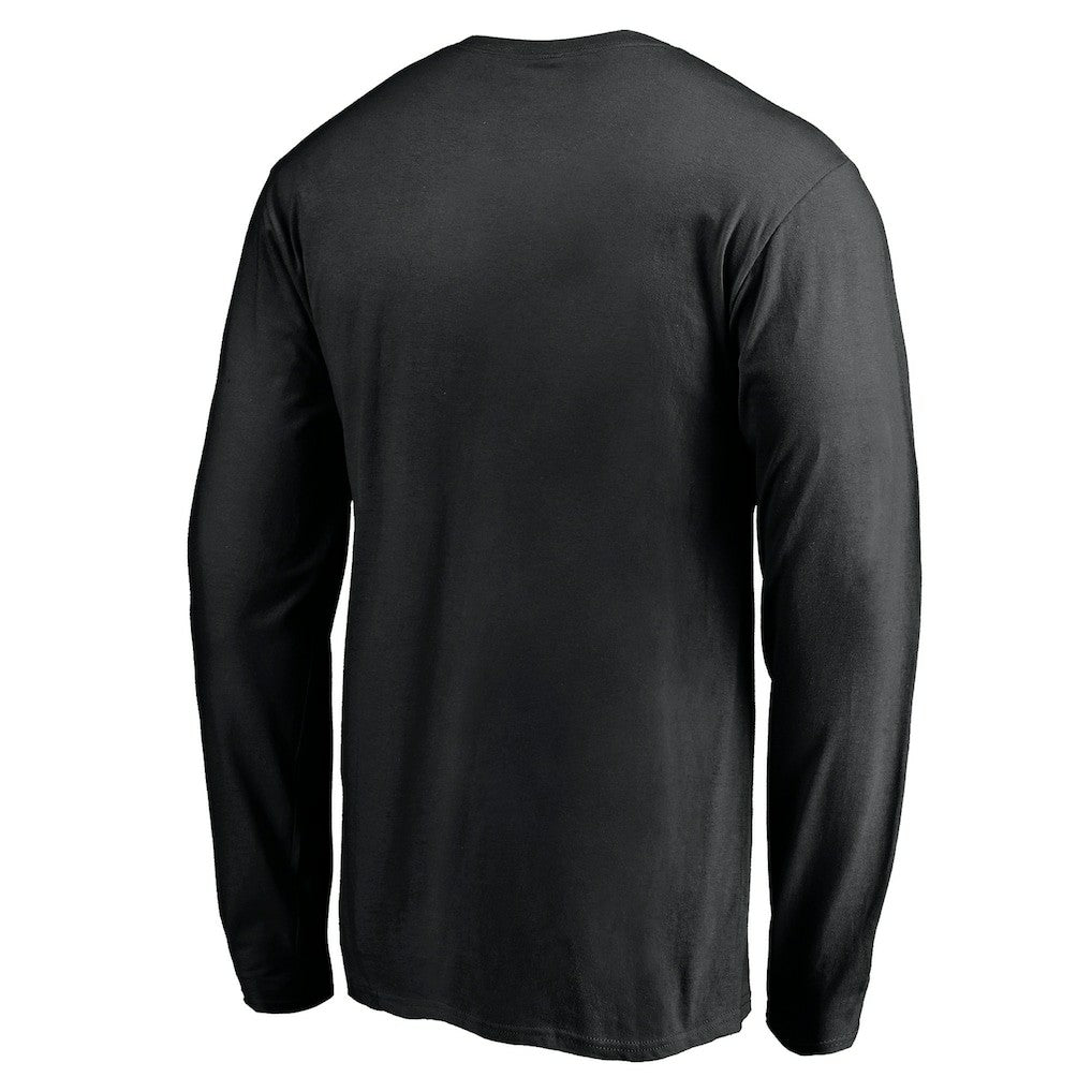 Baltimore Ravens Team Arch Knockout Long Sleeve T-Shirt - Black - NFL