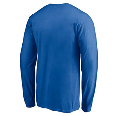 Buffalo Bills Team Arch Knockout Long Sleeve T-Shirt - Royal - NFL
