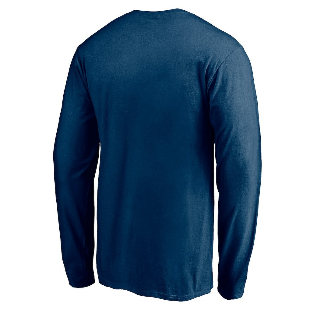 Chicago Bears Team Arch Knockout Long Sleeve T-Shirt - Navy - NFL