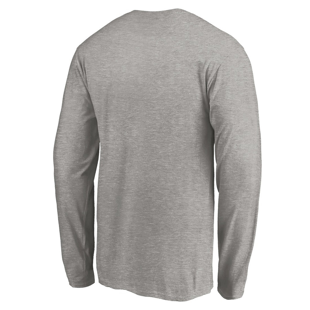 Detroit Lions Team Arch Knockout Long Sleeve T-Shirt - Heather Gray - NFL