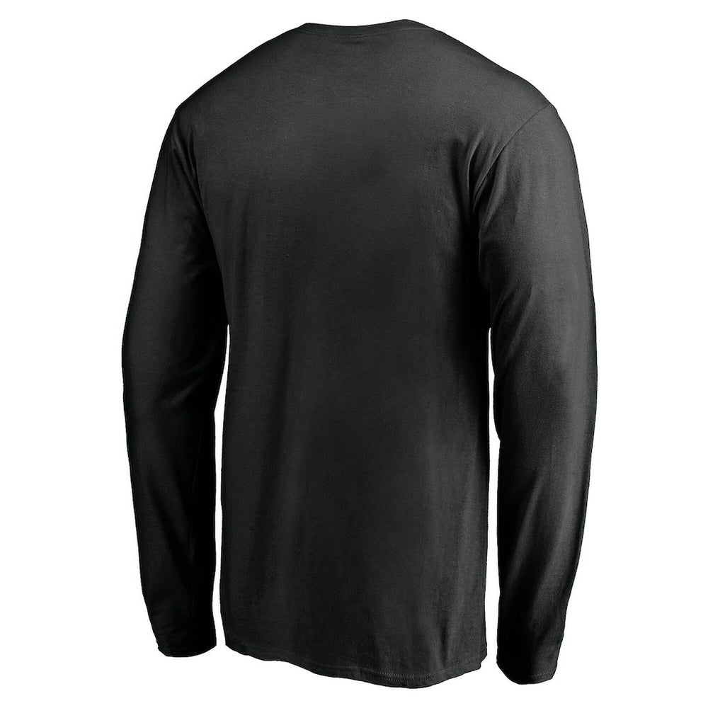 Las Vegas Raiders Team Arch Knockout Long Sleeve T-Shirt - Black - NFL