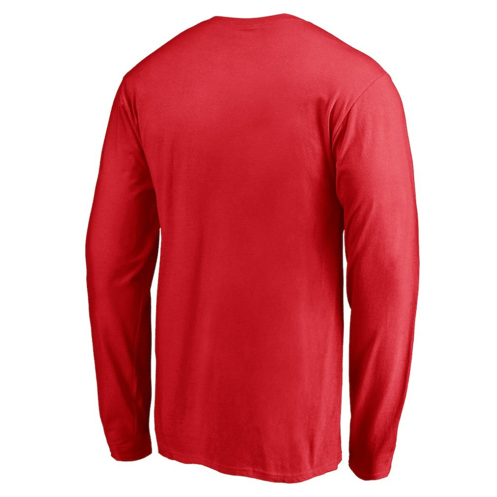 Chicago Blackhawks Team Arch Knockout Long Sleeve T-Shirt - Red | NHL discount