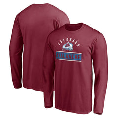 Colorado Avalanche Team Arch Knockout Long Sleeve T-Shirt - Burgundy | NHL online