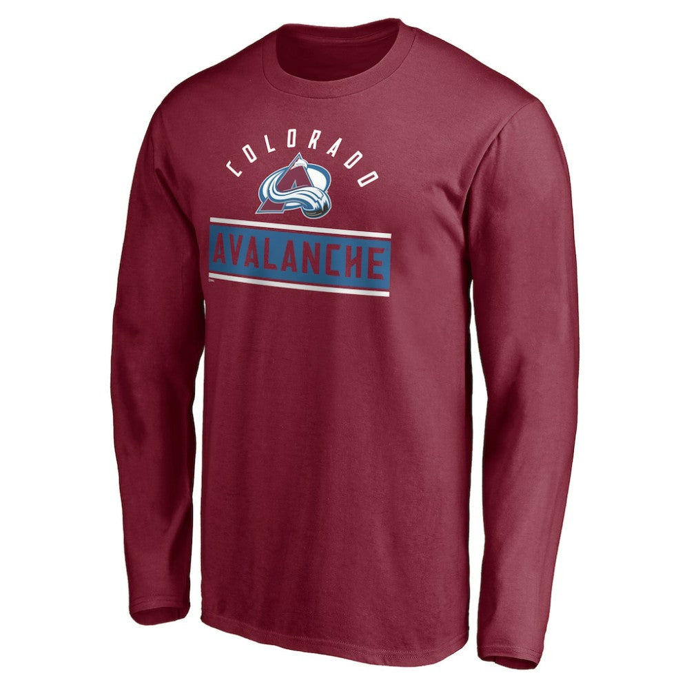 Colorado Avalanche Team Arch Knockout Long Sleeve T-Shirt - Burgundy | NHL online