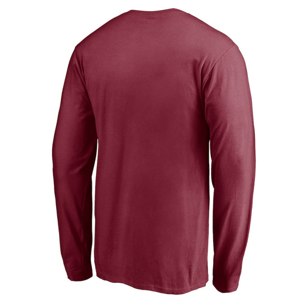 Colorado Avalanche Team Arch Knockout Long Sleeve T-Shirt - Burgundy | NHL online