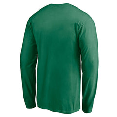 Dallas Stars Team Arch Knockout Long Sleeve T-Shirt - Kelly Green | NHL Lifestyle