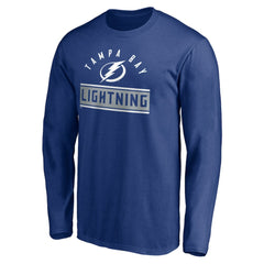 Tampa Bay Lightning Team Arch Knockout Long Sleeve T-Shirt - Blue | NHL on sale