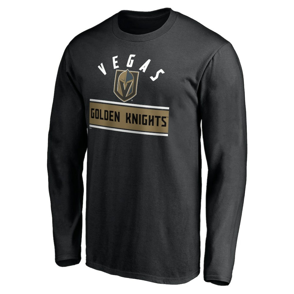 Vegas Golden Knights Team Arch Knockout Long Sleeve T-Shirt - Black | NHL near me