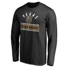 Vegas Golden Knights Team Arch Knockout Long Sleeve T-Shirt - Black | NHL near me