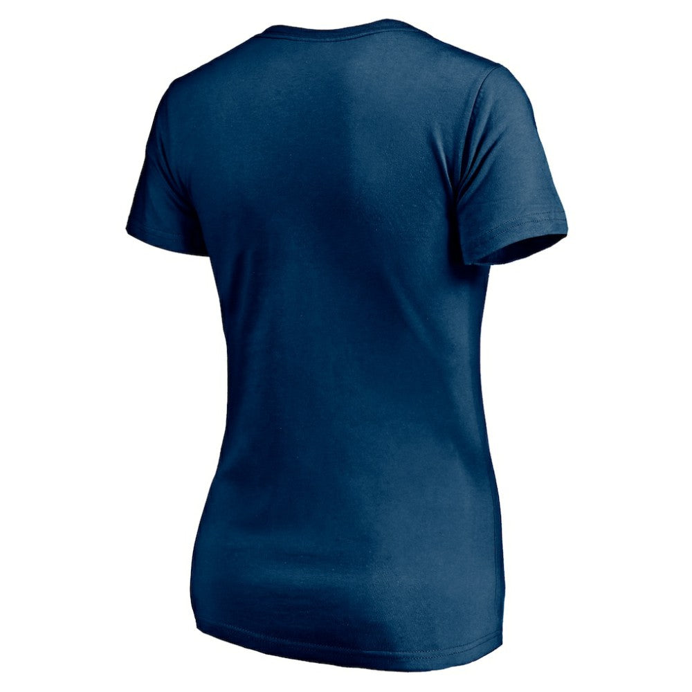 Seattle Kraken Women's Mascot In Bounds V-Neck T-Shirt - Deep Sea Blue | NHL sale