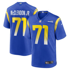 Warren McClendon Jr. Los Angeles Rams Team Game Jersey - Royal - Nike
