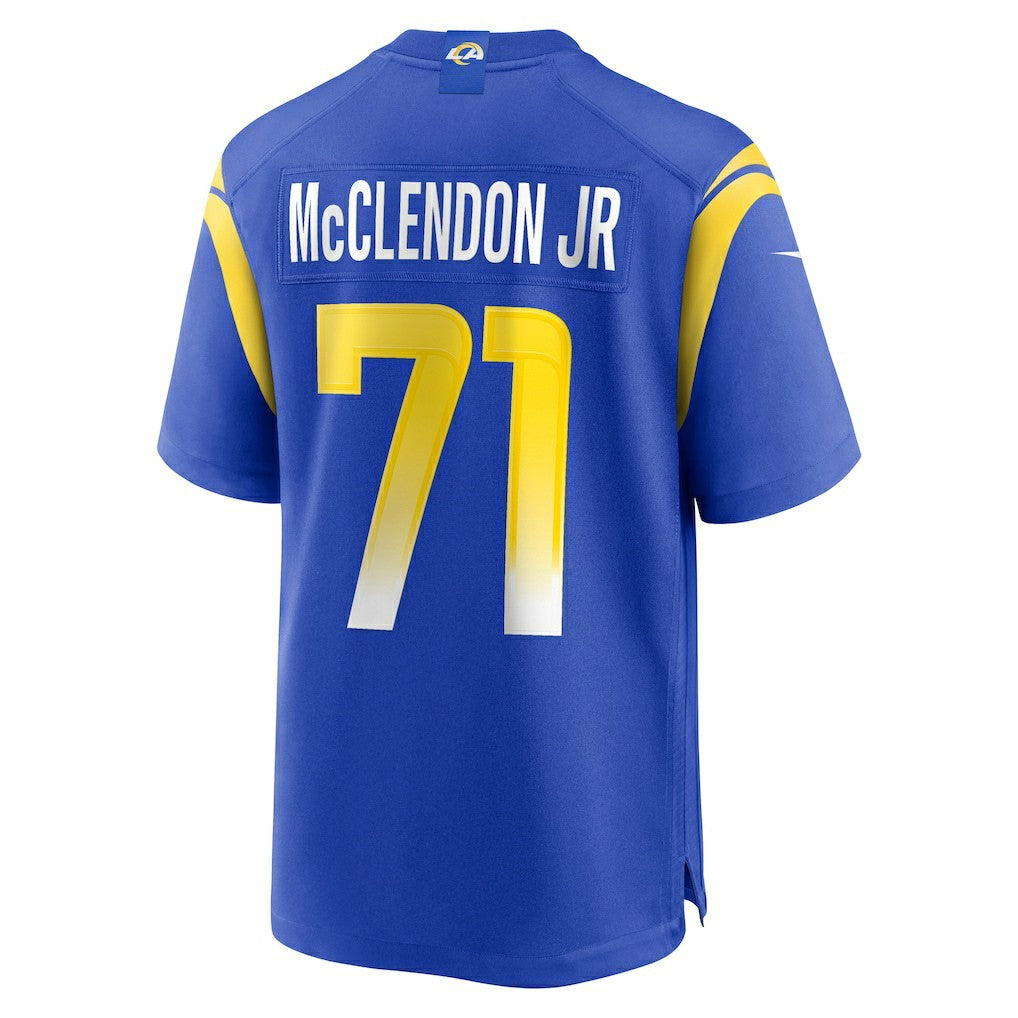 Warren McClendon Jr. Los Angeles Rams Team Game Jersey - Royal - Nike