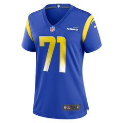 Warren McClendon Jr. Los Angeles Rams Women's Team Game Jersey - Royal - Nike
