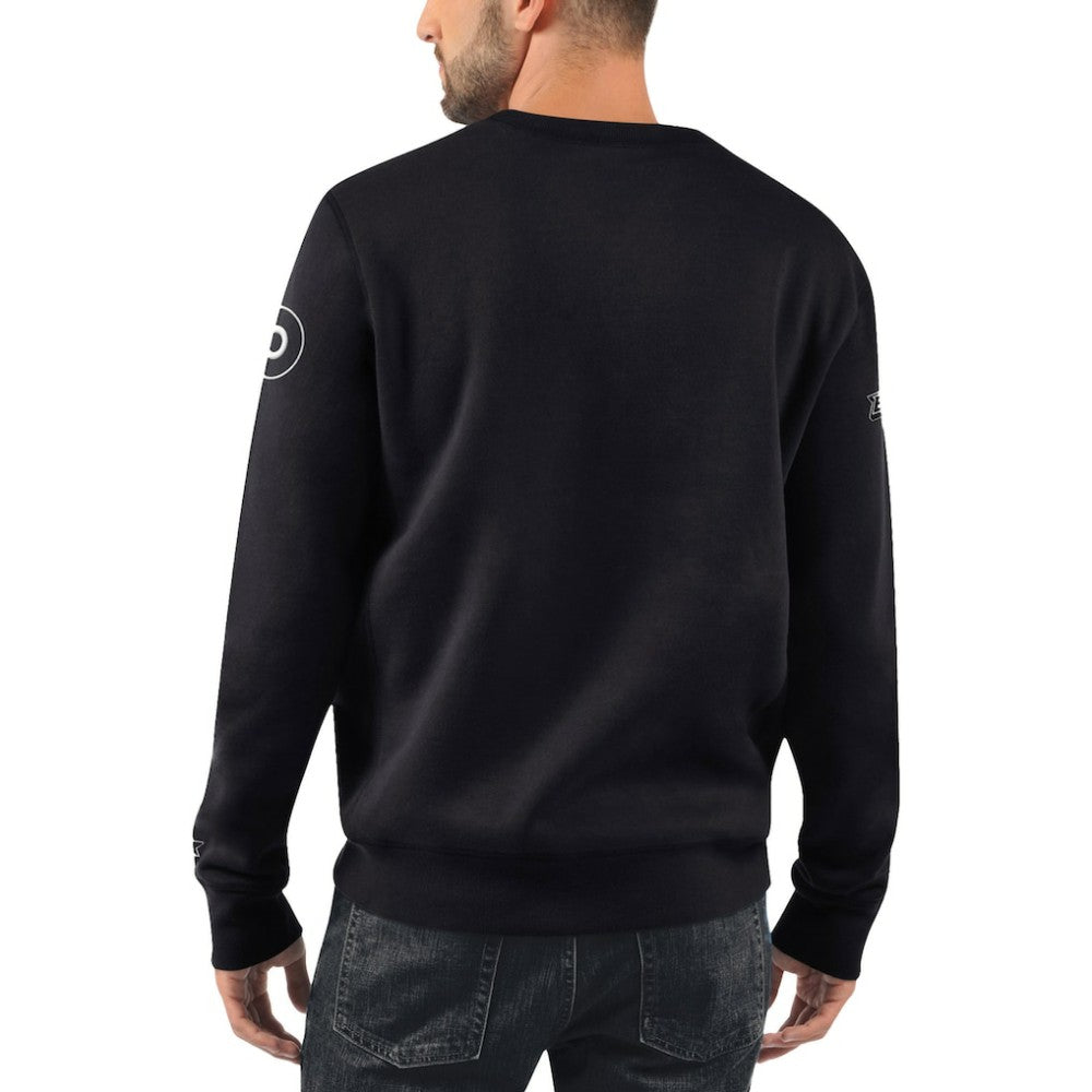 Philadelphia Flyers Starter x NHL Black Ice Cross Check Pullover Sweatshirt - Black | NHL sale