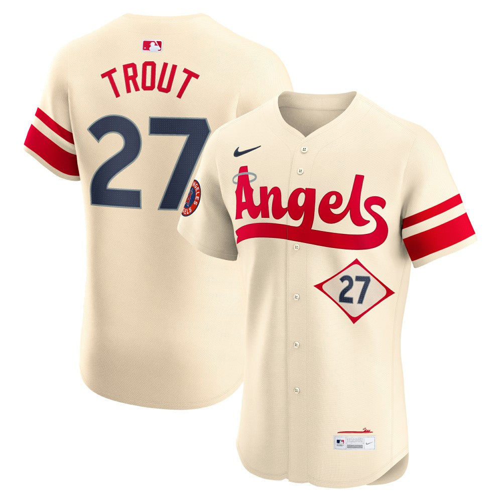Mike Trout Los Angeles Angels Nike City Connect Elite Player Jersey Outlet