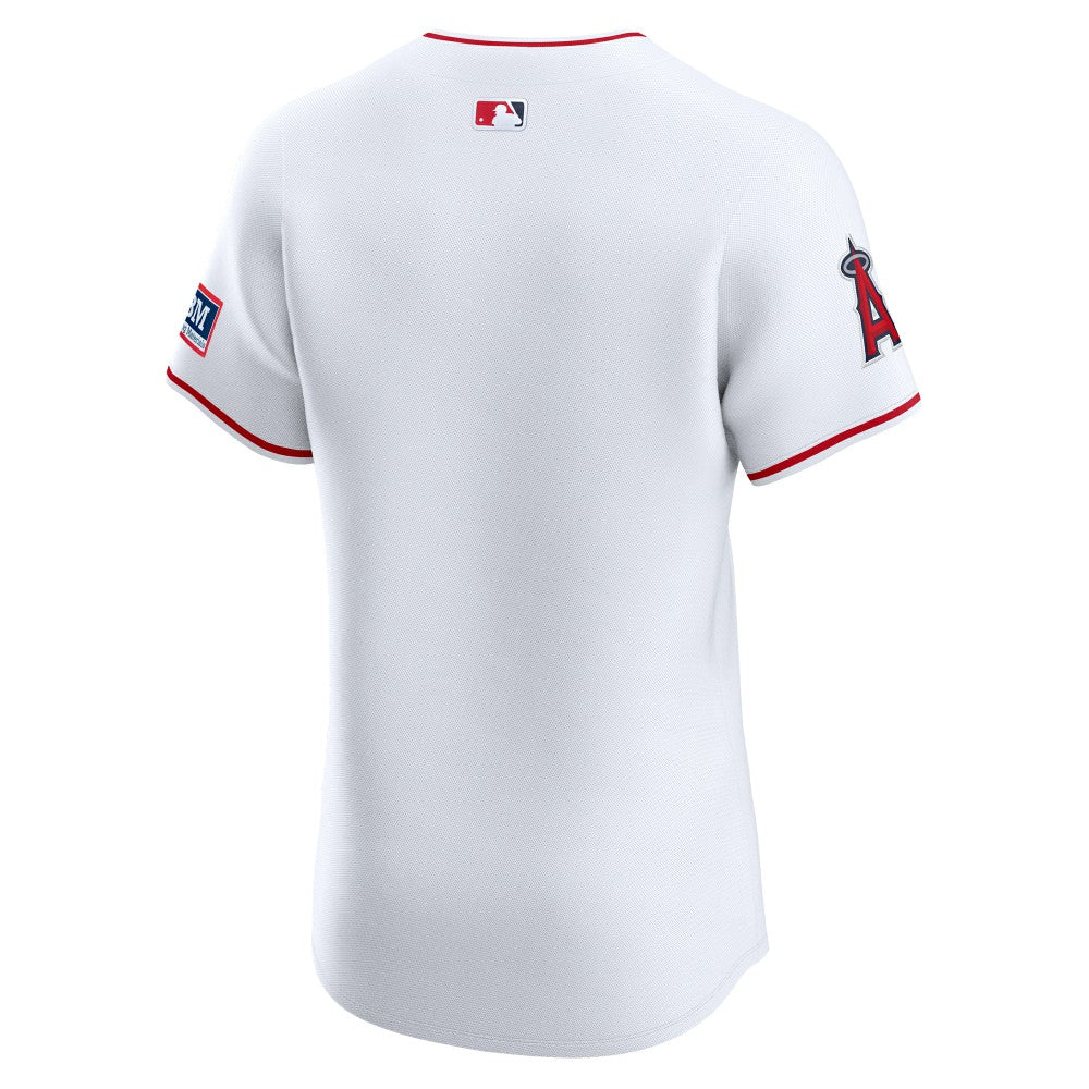 Los Angeles Angels Nike Home Elite Patch Jersey Discount