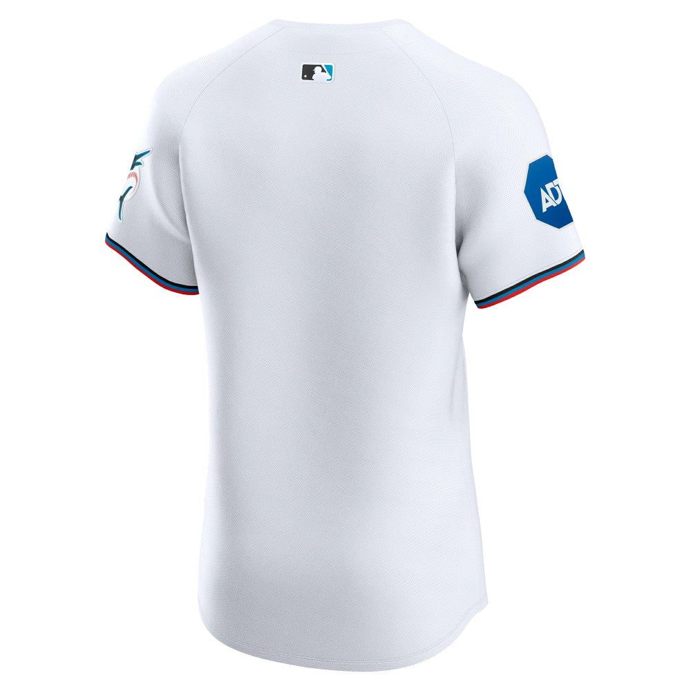 Miami Marlins Nike Home Elite Patch Jersey Online