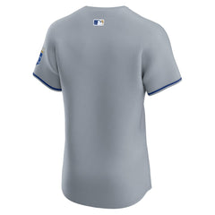 Kansas City Royals Nike Road Vapor Premier Elite Patch Jersey for sale