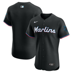 Miami Marlins Nike Alternate Vapor Premier Elite Patch Jersey Online