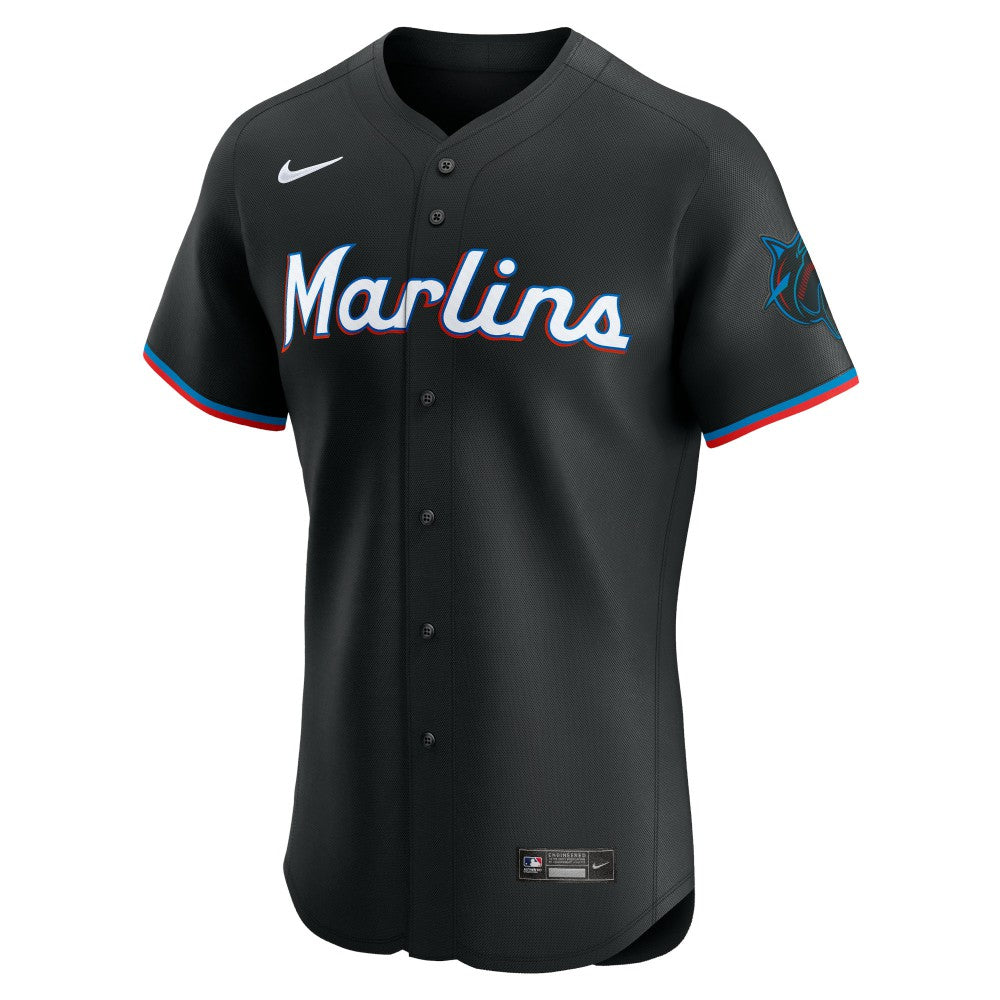 Miami Marlins Nike Alternate Vapor Premier Elite Patch Jersey Online